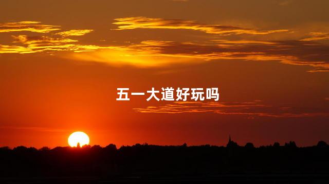 五一大道好玩吗
